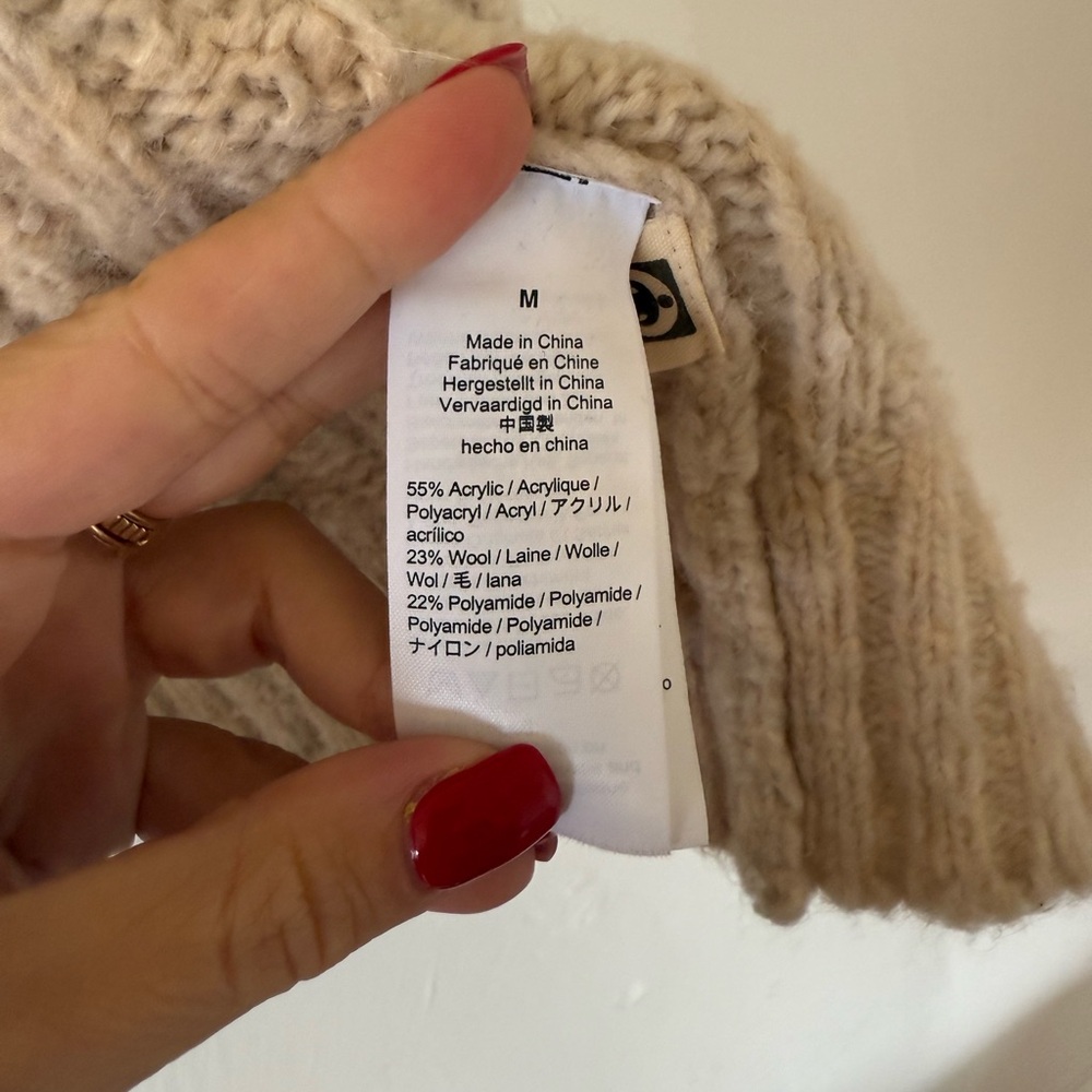 Madewell Pointelle Cable Cardigan Sweater - Picture 6 of 7